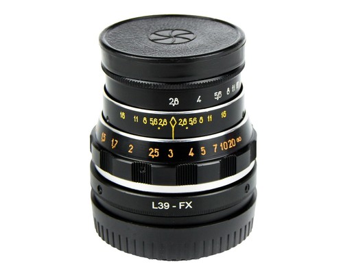 Vintage Lens Industar-26M 50mm f/2.8 M39 Soviet USSR for Zorki FED