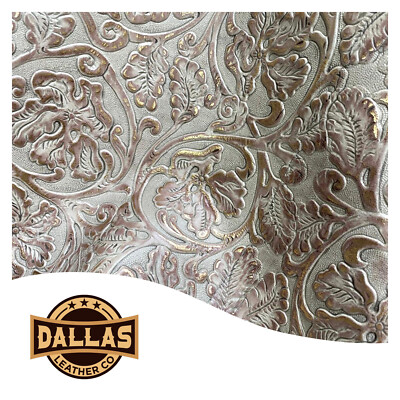 Embossed Leather Cuts | Cowboy Tool Gilded | Pre-Cut Sheets | DLCo  | Size Avail