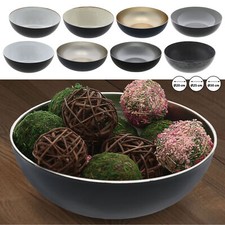 Deko Schale Rund Ø:20/25/30 Pflanzschale Obstschale Snackschale Antik Schiefer