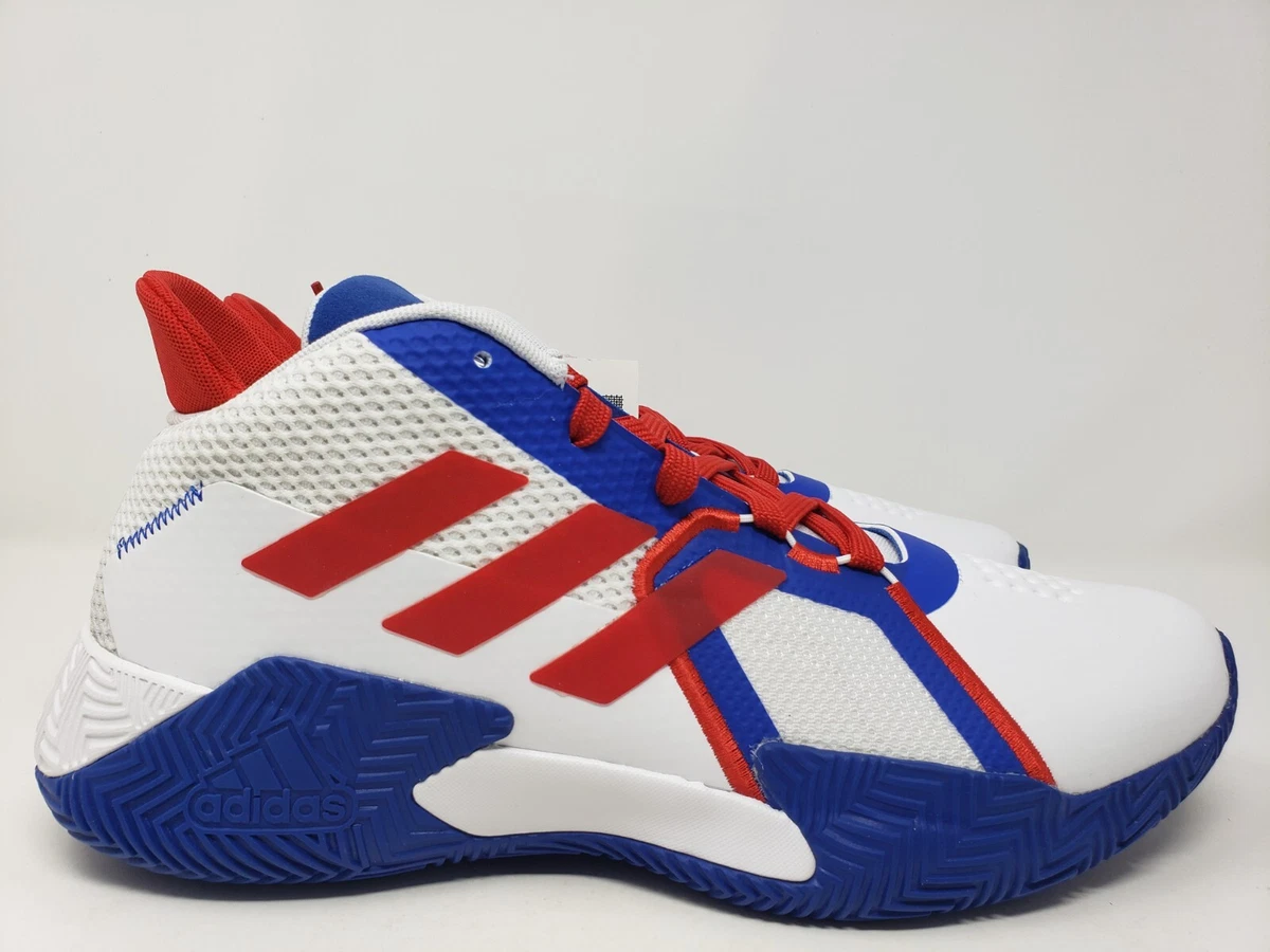 Adidas Court Vision 2.0 basketball sneakers Scarlet Collegiate Royal sz mens 7 adidas Court Vision 2.0 Scarlet Collegiate Royal for Sale  main image 3