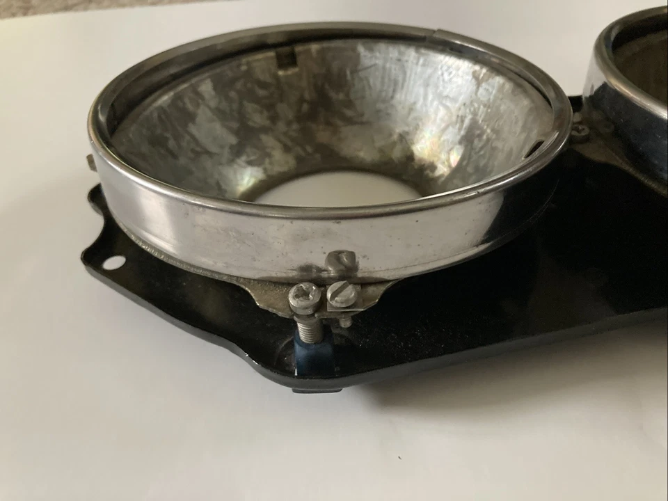 63 Pontiac Catalina 1963 FARO CANASTILLA CARCASA CROMO MOLDURAS ANILLOS NUEVO OEM Nuevo Foto 3 de 4