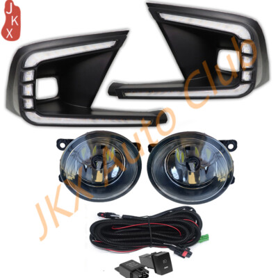 Complete LED Fog Light Kit For 2022-2024 Honda Civic - Includes Lamps, Switch & Wiring
