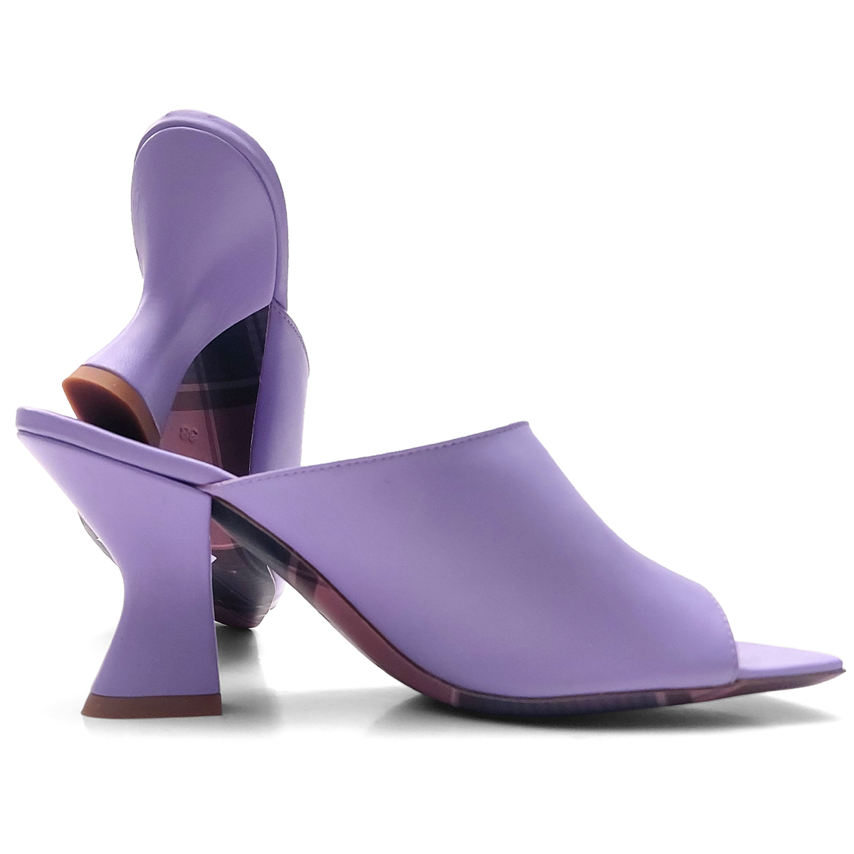 Paul Smith 'Ford' Womens Leather Shoe Lilac Lamb EU 38 US 8