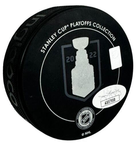 JACK JOHNSON COLORADO AVALANCHE SIGNED PUCK 2022 SC CHAMPS JSA COA - Picture 2 of 2