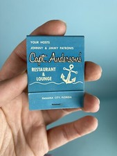 Capt. Andersons Resturant & Lounge Matchbook ...