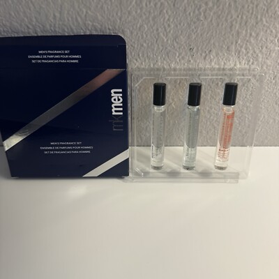 MK Men Cologne Travel Set. .25 Fl Oz Each. Cityscape, High Intensity & Sport