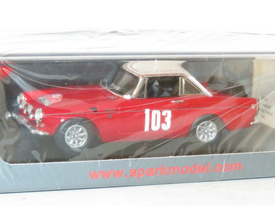 1/43 Sunbeam Tiger Rally Monte Carlo 1965 #103  Andrew Cowan / R.Turvey - Image 2 of 4