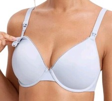 Gratlin Women's Underwire Nursing Bras Full Coverage Padded Breastfeeding 36D