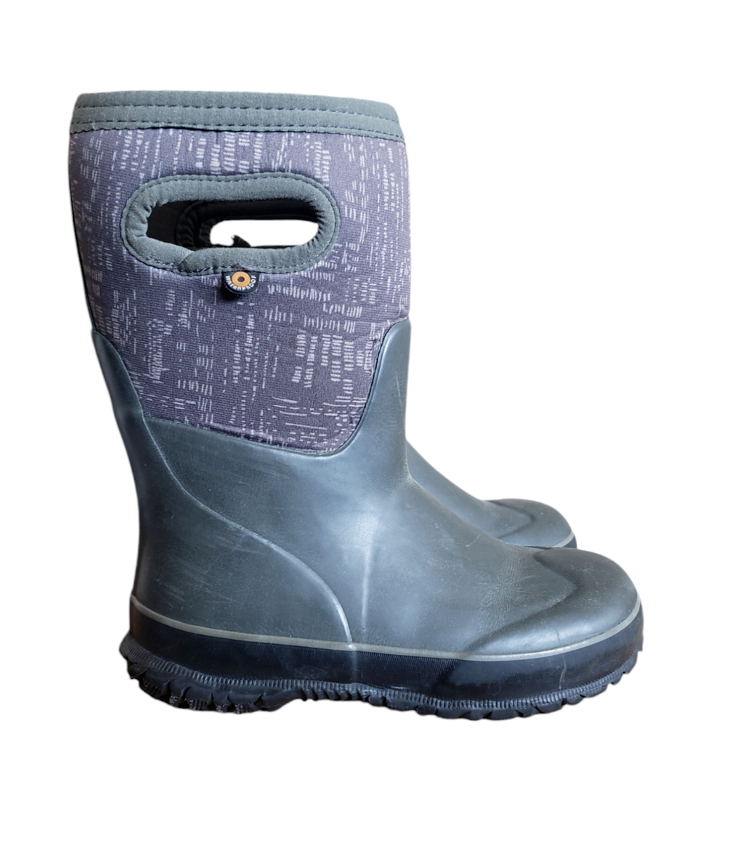 Bogs Boots Kids Size 13 Green Waterproof Sledding Snow Shoeing