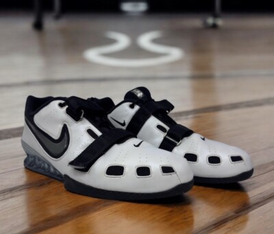Size 18 - Nike Romaleos 2 White Black Weightlifting Shoes | eBay
