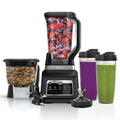 Ninja Professional Plus Kitchen System Blender and 8-Cup Food Processor with Aut