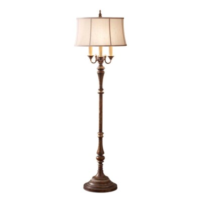 Stehlampe Stehleuchte Wohnzimmerlampe Stahl Crackle H 159,4 cm 4 Flammig