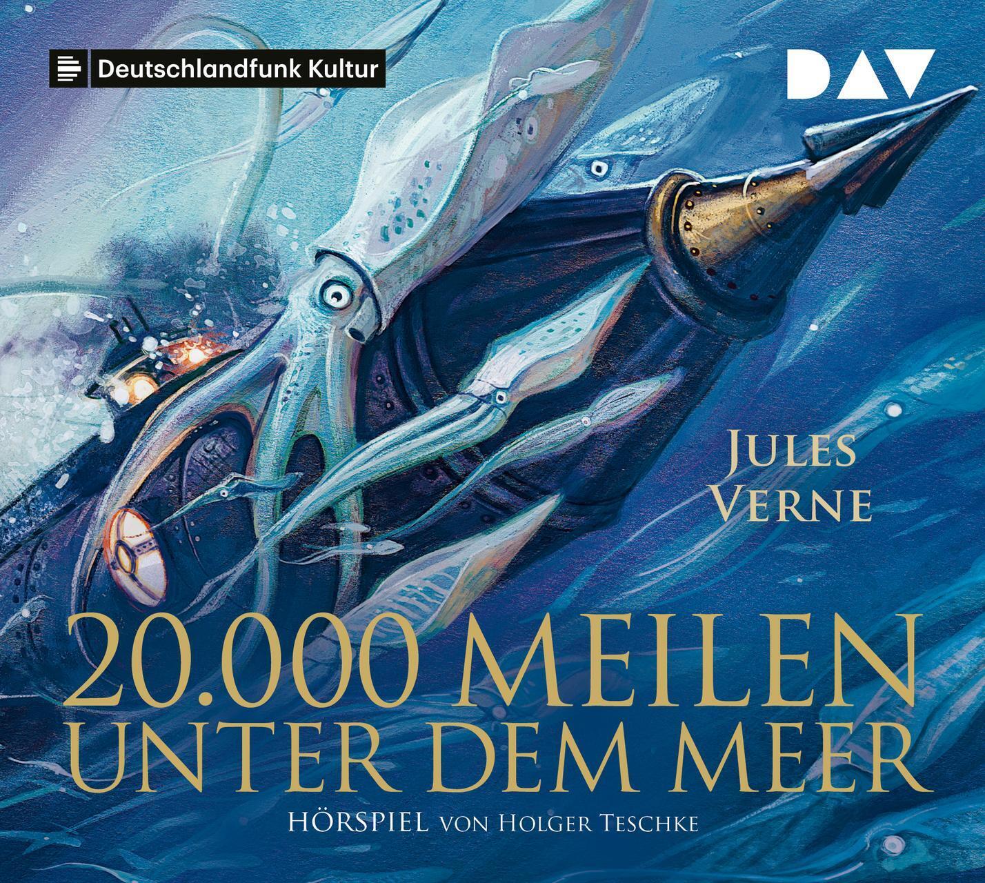 Thumbnail - Verne Jules. 20.000 Meilen Unter Dem Meer. Audio-cd
