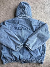 Supreme Faux Shearling Lined Bomber Jacket De...