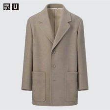 Uniqlo U Oversized Tailored Coat - Beige - Women's Size X-small