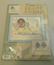 Dimensions Gift from God Frame a Name cross stitch kit 6948 Boy or Girl - NEW