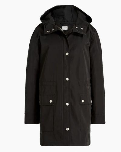 J.Crew Women's Midi-Length Raincoat in 