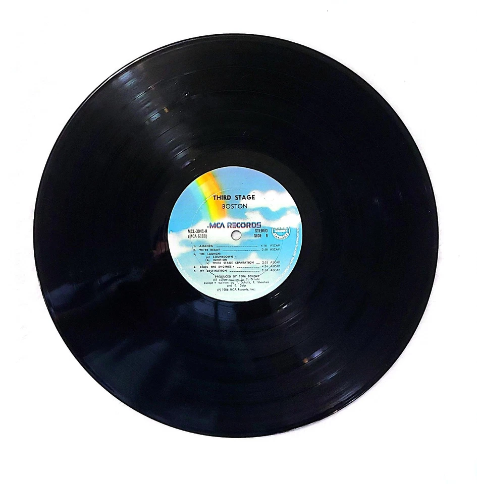 Boston – Third Stage Vinyl LP 1986 MCA-6188 – Includes Amanda – Classic Rock – V Foto 4 de 4