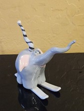 Barbara Spear-Scully BSD Sculpture of Skiing Elephant