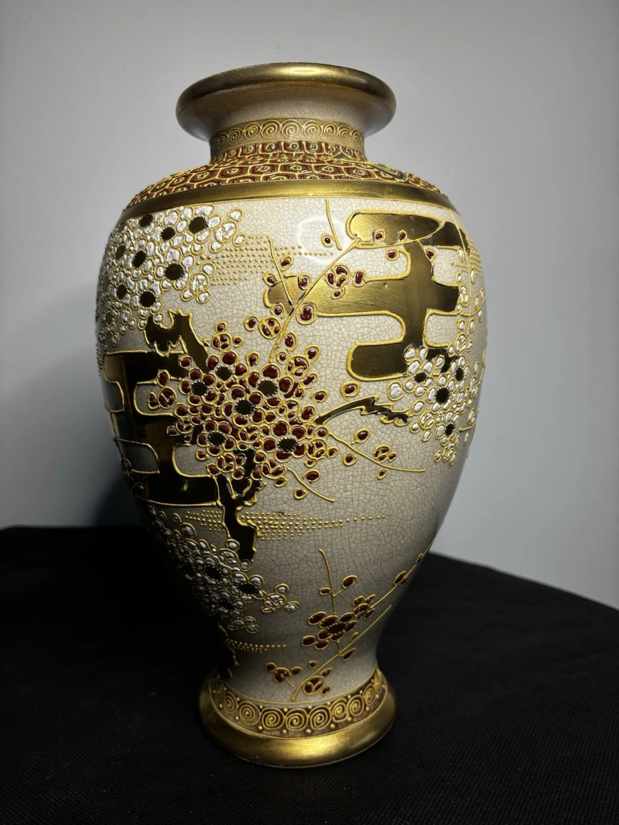 萨摩在日本古董花瓶| eBay