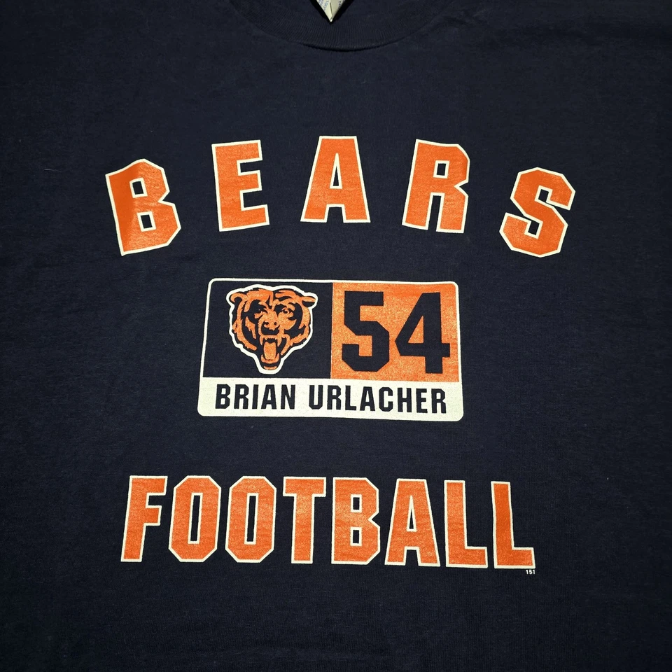 Футболка Chicago Bears Brian Urlacher No54 Majestics Y2K размер большой - Изображение 2 из 4