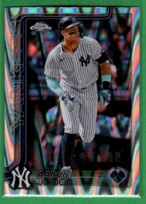 2025 Topps Chrome Aaron Judge Raywave Refactor #99