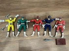 Bandai 1997 Power Rangers Turbo Shifter Action Set All 5 Figures Vintage