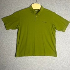 Columbia Men's Olive Green Polo Shirt Short Sleeve Casual