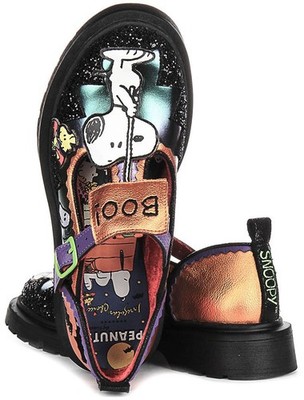 IRREGULAR CHOICE PEANUTS ''DON T SCARE ME''  MARY JANES SHOES EU 37 US 6.5/7 NWT