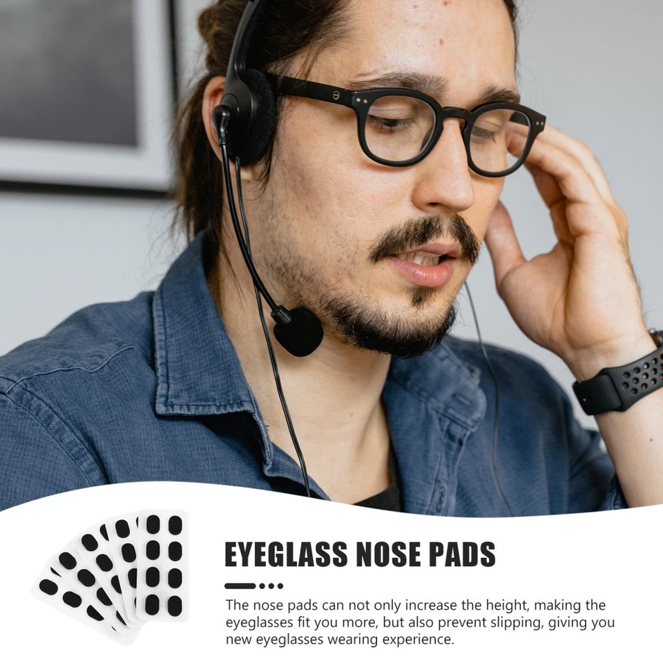2 Pack Brillen-Nasenpads Ersetzen Ersatz-Nasenpads Selbstklebend - Bild 3 von 4