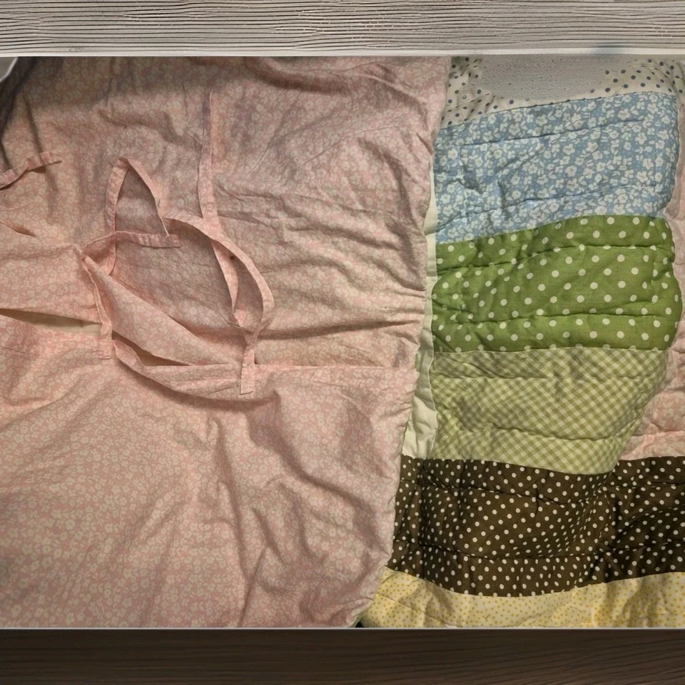 3 Pc Set Pottery Barn Kids Patchwork & Shams  🦉 🐦  🌳 Multi-Color Full/Double  - Image 3 of 4