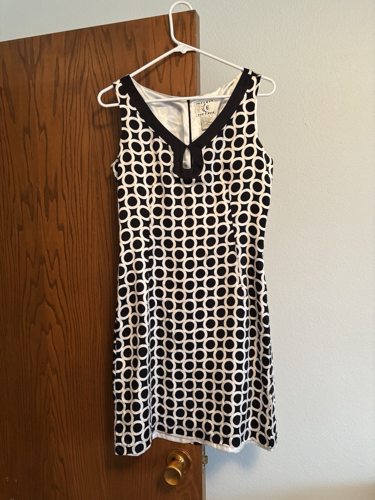 I.C.E. Women's Vintage Y2K Silk Dress Size 4 Black Old fashion statement piece