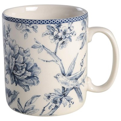 222 Fifth Adelaide Blue and White Jumbo Mug 11974081