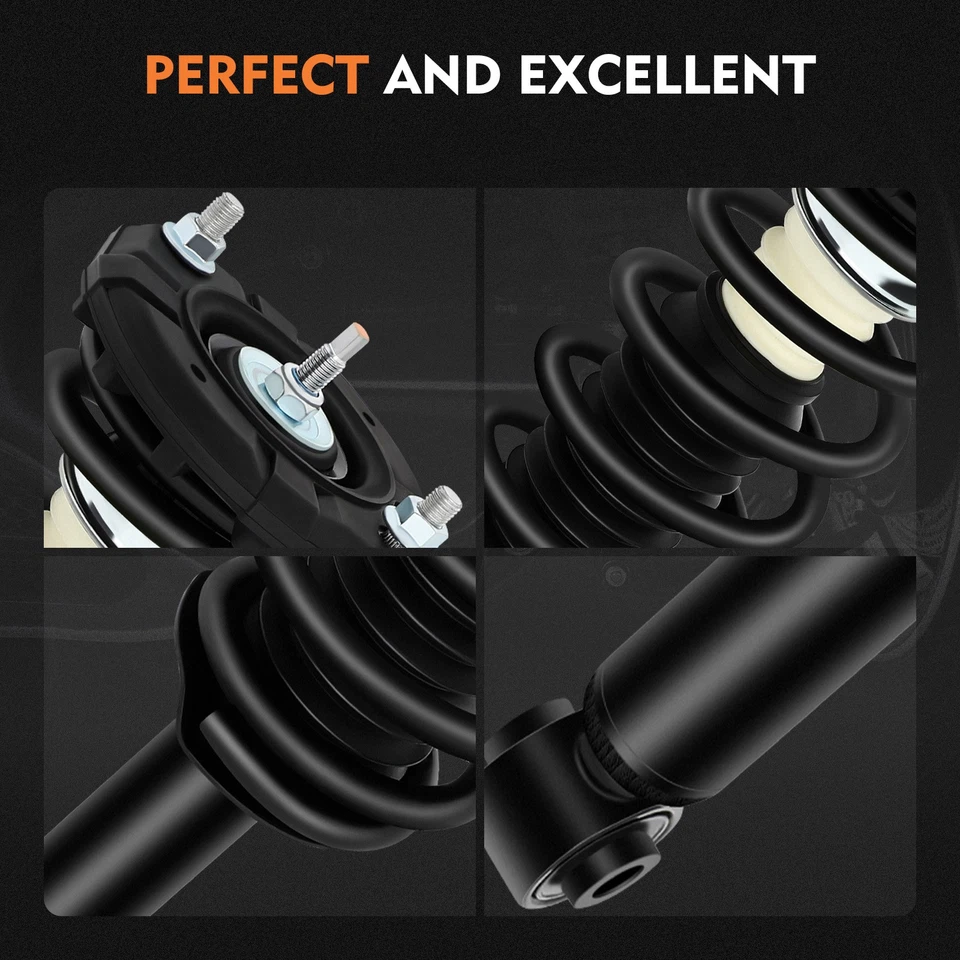 For Infiniti I30 2000-2001 4 Pcs Quick Complete Struts Shocks w/Springs & Mounts - Изображение 4 из 4