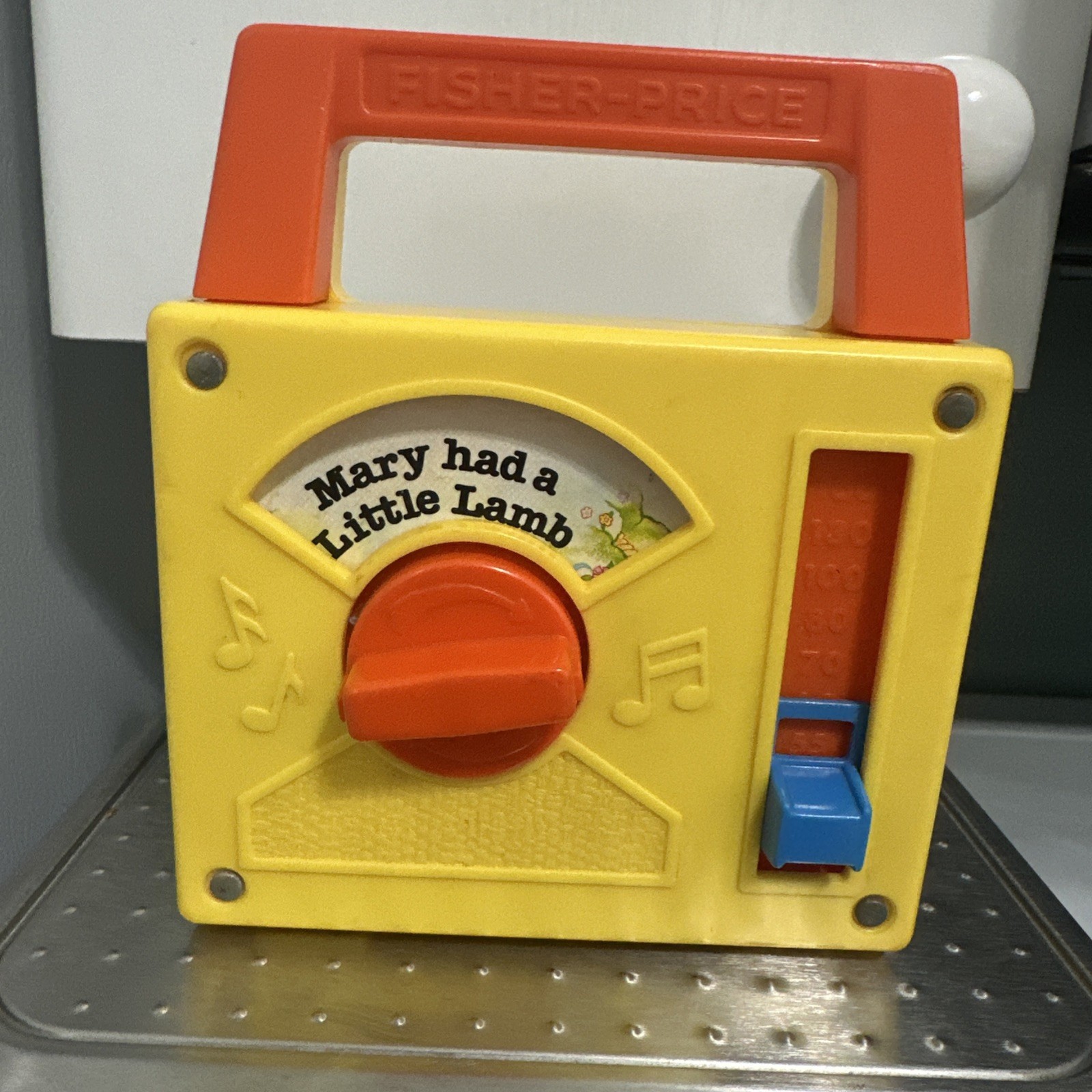 Fisher Price Radio Mary Had a Little Lamb Vintage 