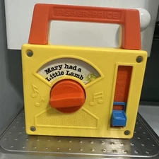 Fisher Price Radio Mary Had a Little Lamb Vintage 