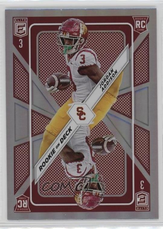 2023 Panini Donruss Elite Rookie On Deck Jordan Addison #RD-7 RC 0nr3
