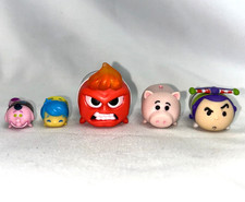 5 Disney Tsum Tsum Pixar Figurines Buzz Lightyear Bing Bong Joy Anger  Hamm