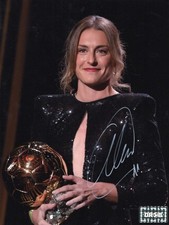Alexia Putellas Ballon d'Or 8 x 11 Signed Picture with DROB HOA Autographed