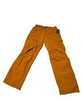 Men's Regular Fit Ankle Length Cargo Pants - Original Use Brown S