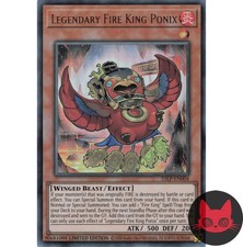 Yugioh Legendärer Feuerkönig Ponix 25LP-DE004 Ultra Rare Limited Edition NM