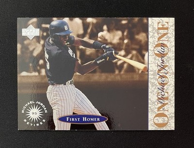1995 Upper Deck Baseball One on One First Homer Michael Jordan #8