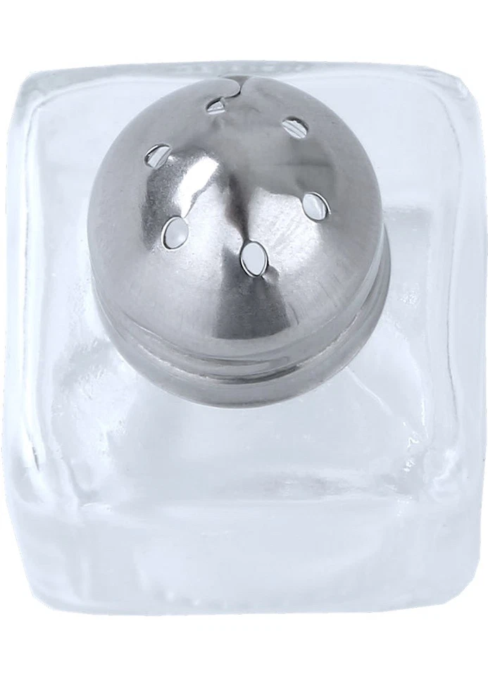 12pc Mini ARO SALT SHAKER Set ✅ Glass Stainless Steel PEPPER SHAKER Salt Pepper - Image 4 of 4