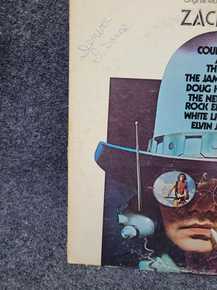 Винтажная виниловая пластинка Zachariah LP ABC Records кантри Joe Fish саундтрек James Gang 19 - Изображение 3 из 4