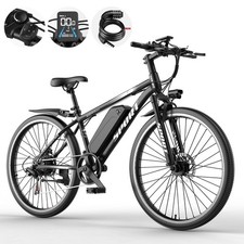 Electric Bike for Adults 1500W 26" E Mountain Bike, 25 MPH 65 Miles,Dual Brake