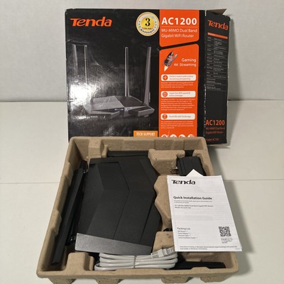 Tenda AC1200 Dual Band WiFi Router,High Speed Wireless Internet Router