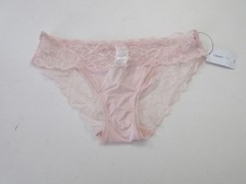 Calvin Klein Seductive Comfort Lace Bikini Panty QF1200 Pink M MSRP 22.00 NWT