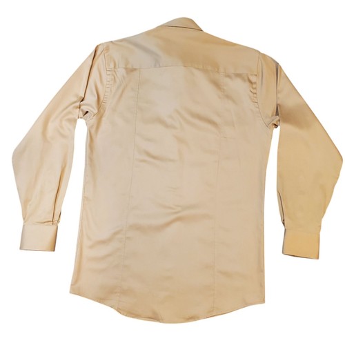 Calvin Klein Herren Hemd Größe 14 1/2 Beige Knopfleiste Langarm - Bild 2 von 8