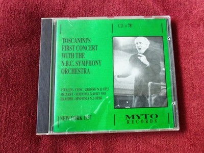 MOZART: SYMPHONY NO 40; BRAHMS: SYMPHONY NO 1. TOSCANINI/NBC S. O. FIRST CONCERT