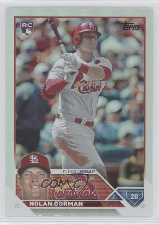 2023 Topps Series 1 Rainbow Foil Nolan Gorman #16 uk2